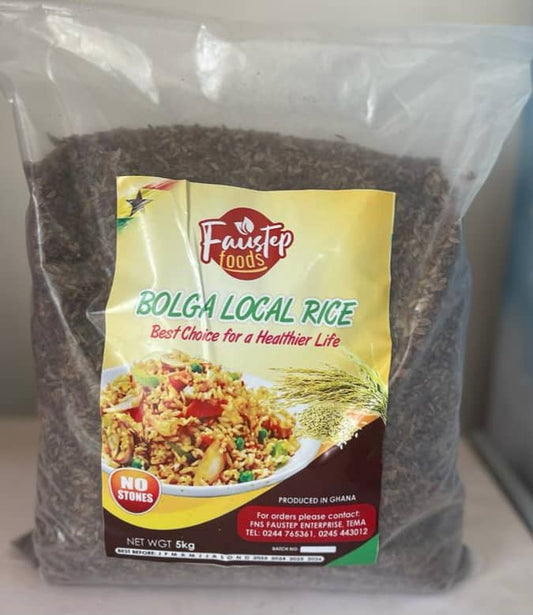 Riz brun local Faustep Bolga 