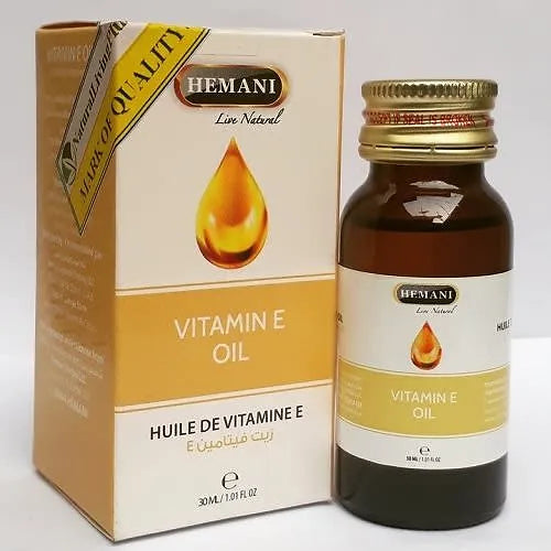 Huile de vitamine E (30 ml).